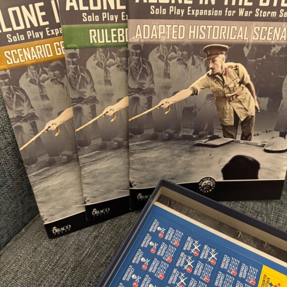 Alone in the Storm: Solo Play Expansion for War Storm Series (open, unpunched) - Picture 15 of 15